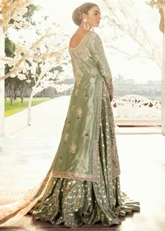 Valima Bridal Dress Pakistan, Desi Suits, Lehenga Gown