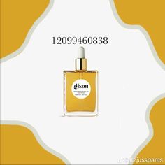 a bottle of cologne sitting on top of a yellow and white background with the words dison