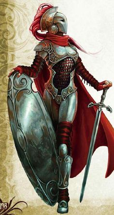 Spartan: Female Armor, Heroic Fantasy, Art Manga, Fantasy Armor, Armor Concept, Fantasy Warrior, Arte Fantasy, 판타지 아트