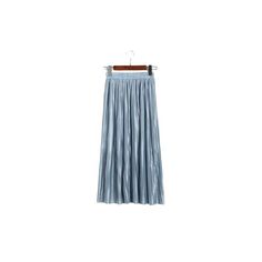 Pair it with your favorite top for a stylish and comfortable look. Pleated Skirt Elastic Waistband Fabric: Satin Like Lining: Short Lining Polyester Colors: Beige, Green, Pink, Silver, Sky Blue A-Line Size: One size Waist circumference: 62cm/*24,41 Inch / 102cm/*40,16 Length of 75cm/*29,53 Inch Thickness: Standard Gender: Female Age: Adult Brand Name: NoEnName_Null Product ID: CJNSXZQZ00145 Disclaimer: As you know, different computers display colors differently, the color of the actual item may Blue Long Skirt For Winter, Winter Blue Pleated Skirt, Casual Stretch Pleated Maxi Skirt, Casual Pleated Maxi Skirt For Winter, Blue Casual Pleated Skirt, Chic Non-stretch Blue Skirt, Blue Pleated Skirt With Elastic Waistband For Summer, Blue Stretch Skirt For Fall, Spring Stretch Pleated Skirt In Solid Color