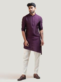 Perfect product! Except for the delivery of my package I had the chance that my neighbor was kind to give it to me. The delivery man put the package in any letter box! Purple Kurta For Men, Silk Kurta For Men, Kurta Ideas, Lettering Drawing, Short Kurtis