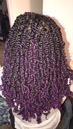 Twists Hairstyles, Musical Hair, Braiding Hairstyles, Purple Tips, Spring Twists, Twist Braid, Faux Locs Hairstyles, Mini Twists, Twist Braid Hairstyles