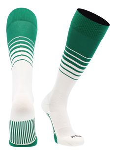 Elite Breaker Soccer Socks Sporty White Knee-high Socks, Green Stretch Sports Socks, Breathable Green Sports Socks, White Stretch Sports Socks, Breathable Sports Socks In Green, White Stretch Socks For Sports, White Compression Knee-high Socks, Compression Knee-high Socks In White, White Compression Breathable Socks