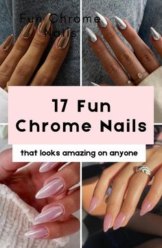 Ready to add some serious shine to your manicure? These chrome nail designs are guaranteed to turn heads! From sleek silvers to iridescent tones, these designs give you that extra sparkle for any occasion—because who doesn’t love a little extra shine? | chrome nails, nail inspo, chrome manicure, chrome nail colors, fun chrome nails, simple chrome nails, chrome nails designs, holographic nails, elegant nails, funky nails, chrome nail designs, metallic nails, ombre chrome nails, mirror nails, mirror nails design, trendy nails, mirror effect nails, nail art designs, glaze nails, glass nails, glazed donut nails, classy nails, cool chrome nails, fun chrome nails, simple nail designs, nails inspiration, chrome nail, gel nails, simple nails. Ombre Chrome Nails, Chrome Manicure