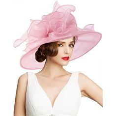 Material: Organza And Polyester. Size: One Size Fits Most. Head Circumference: 22.5-22.6"/56-58cm. Design: An Elegant Derby Hat With Classic Timeless Design, Its Minimalist Style Completes Your Every Formal Look. Wide Brim Will Protect You From Blinding Sunlight. Feature: This Charming Organza Tea Party Hat Is The Perfect Decoration For A Casual Royal Look For Its Simplicity. You Can Also Decorate It With Anything You Prefer And Create A Unique Hat That Represents Your Personality. Tea Party Hats, Unique Hats, Fascinator Hats, Formal Looks, Derby Hats, Wide Brimmed, Party Hats