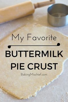 My favorite flaky, delicious buttermilk pie crust (made with a food processor). This is seriously the easiest pie dough you will ever make or work with! Hey, it’s a Saturday. What’s a Baking Mischief recipe doing in your feed!? Welcome to Simple Saturdays! I have a ton of foundation recipes or simple tips and tricks I […] Buttermilk Pie Crust, Butter Crust Recipe, Easy Pie Dough, Custard Pies, Buttermilk Pie Recipe, Pie Crust Recipe Easy, Easy Pie Crust, Pie Crust Dough, Buttermilk Pie