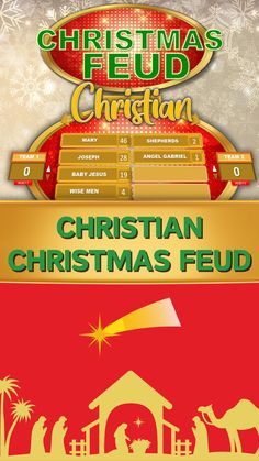 the christmas flyer for christian christmas feu