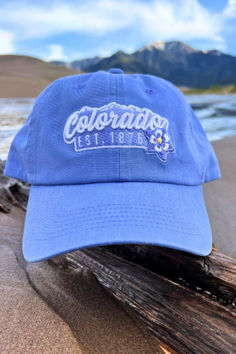 Purple Colorado Hat Unstructured Hat, Blue Purple, Blue And Purple, Hats