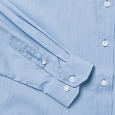 Blue Cuff Design, Buttoned Shirt, Shirts Detail, Shirt Brand, Shirt Details Men's, Shirt Pocket, Light Blue Shirt, Mens Shirt Details, Yoke Shirt