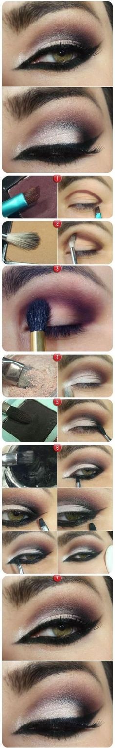 Step By Step Smokey Eye Makeup Tutorials by jessicaj Trucco Smokey Eye, Smokey Eyes Tutorial, Nails Burgundy, Egyptian Makeup, Smoky Eye Makeup Tutorial, Smokey Eye Tutorial, Smokey Eye Makeup Tutorial, Nail Blog, Eye Makeup Steps