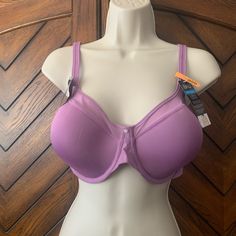 This Is A Nice Bra Nwt It’s Like A Purple Pink Lilac Color There Is A Little Bit Of Mesh On The Top Of Bra Cup Soft Molded Cup No Padding Or Push Up 3 Hooks In Back Style Df3439 Bra Cup, Pink Lilac, Purple Lavender, Lilac Color, Bra Cups, Women's Intimates, Push Up, Bali, Lilac