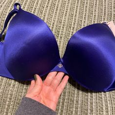 Victoria Secret Blue 34dd Bra. Never Worn, Still Has Tags Victoria's Secret Stretch Blue Bra, Victoria's Secret Blue Push-up Bra, Elegant Stretch Blue Bra, Elegant Blue Stretch Bra, Corset Bra, Vs Bras, Strappy Bra, Sleep Wear, Longline Bra