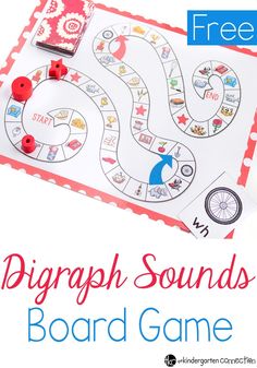 a printable board game for kids to play with