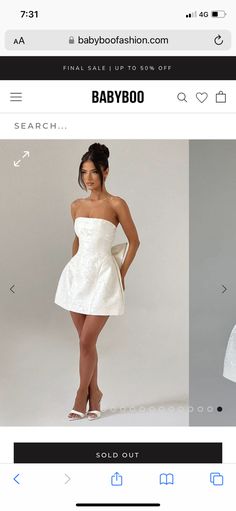 Graduation Outfit Baddie, After Hoco Outfit, White Outfits For Graduation, Grad Party Fits Guest, White Dresses For Birthday Party, 18th Birthday Inspo Outfits, Graduation Dress College Spring Classy, White And Gold Birthday Outfit, Birthday Outfits 15th Birthday