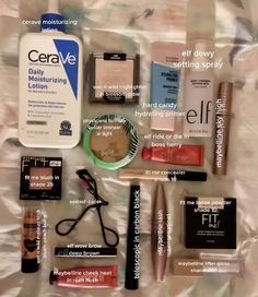 2016 Makeup Products, Model Bag Essentials, Best Makeup Products 2022, Copy And Paste Latina Makeup Products, That Girl Makeup Products, It Girl Makeup Products, What’s In My Makeup Bag, Ultra Skincare, Coquette Makeup Products