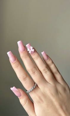 Bow Nail Designs, Quince Nails, Coquette Nails, Cute Pink Nails, Pastel Nails Designs, Acrylic Toe Nails, Minimalist Nail Art, Coffin Nails Long