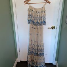 Beautiful Joie Dress Perfect For A Hot Summer Day. I Was Hoping To Use This At A Resort, But Was Too Long For Me (5’2) And Have Had A Hard Time Parting With It As It Has Some Warm And Cool Color Combinations. It Flows Beautifully In The Body As It’s Made Of Silk. Hard To Budge On The Price Cream Maxi Sundress For Brunch, Cream Maxi Summer Dress, Cream Maxi Dress For Vacation, Cream Maxi Length Summer Dress, Cream Long Dress For Vacation, Floor-length Beige Dress For Vacation, Beige Long Dress For Casual Wear, Cream Maxi Sundress, Cream Flowy Sundress Maxi Dress