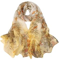 PRICES MAY VARY. [Suitable size] Approximate size for Scarf: 63 inches*19.68 inches (160cmx50cm). Can be used as a shawl, head wrap, head scarf, hijab scarf for women or lightweight scarves for women. [Super Material] Made of 100% polyester,silk feeling scarf. Super soft smooth,breathable,lightweight and comfortable [Elegant and fashionable design] the cute floral print scarf is in a classical style scarf, giving you different wearing experience. [Various occasions]You can wear it as spring scar Spring Yellow Scarves, Wrap Head Scarf, Baby Wearing Wrap, Burgundy Scarf, Scarf Hijab, Summer Shawl, Black And White Scarf, Cooling Scarf, Spring Scarves