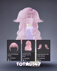 the hair styles are displayed in this screenshote screen shot, which shows how to cut