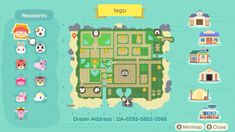 the map for animal crossing is shown in this screenshot