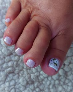 Easy Toe Nail Designs, Simple Toe Nails, Square Nail, Toe Nail Designs, Manicure E Pedicure, Toe Nails, Fun Nails