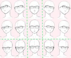 how to draw glasses for men and women with easy step - by - step instructions