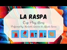 the words la rasa cup play along are in front of an image of colorful fabrics