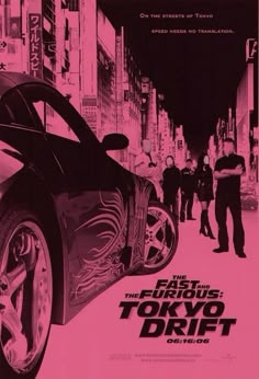 the fast and the furious tokyo drift movie poster