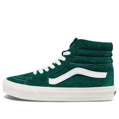 Vans Sk8 Hi VN0A4U3C2O4 Vans High Tops, Vans High, Sneakers Vans, Shoes Vans, Green Sneakers, Vans Sk8 Hi, Women's Vans, Vans Shop, Vans High Top Sneaker