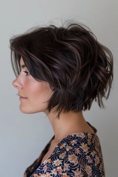 Long Shaggy Pixie Haircut, Long Messy Pixie Haircut, Pixie Cut With Long Bangs, Micro Bob, Bold Women, Longer Pixie Haircut, Long Pixie Hairstyles, Stacked Bob, Chin Length Hair