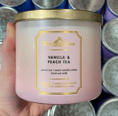 Tea Candle, Room Scents, Peach Tea, Aesthetic Candles