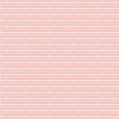 a pink brick wall with white bricks