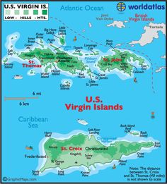 a map of the us virgin islands