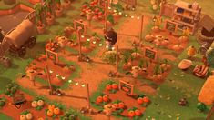 Animal Crossing New Horizons ACNH Farm Acnh Citycore Orchard, Large Farm Acnh, Farm Designs Acnh, Vegetable Farm Animal Crossing, Animal Crossing Small Farm Ideas, Acnh Farm Island Dream Code, Farm Inspo Acnh, Acnh Island Farm Inspirations, Farms Animal Crossing