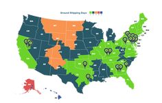 a map with pins on the states where people are living in each state and what they do