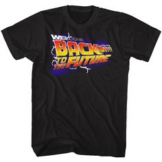 Delorean Time Machine, Movie Logo, Black Shirts, Disney Stars, Comedy Films, Movie T Shirts, Back To The Future, To The Future, Welcome Back