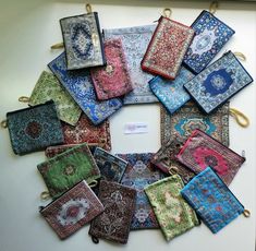 Ocean Bag, Pouch Design, Design Bag, Authentic Design, Carpet Design, Mini Wallet, Zipper Wallet, Persian Carpet, Coin Pouch