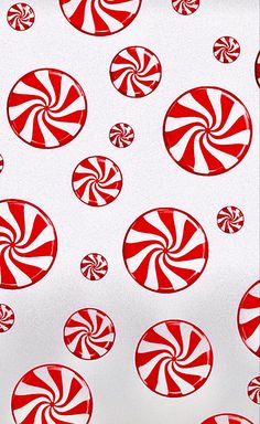 red and white candy canes on a white background