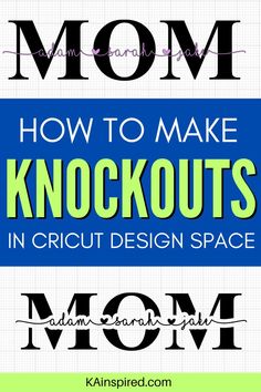 HOW TO MAKE KNOCKOUTS IN CRICUT Cricut Apps, Cricut Expression Projects, Christmas Fonts Free, Cricut Explore Air Projects, How To Use Cricut