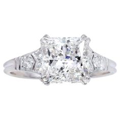 an old cut diamond engagement ring