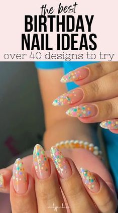 #birthdaynails #nailart #naildesigns #nailsofinstagram #nailinspiration #nailgoals #nailswag #naillove #nailaddict #nailfashion #nailtrends #nailstyle #nailspiration #nailsoftheday #nailsonfleek #nailstagram #nailsofig #nailsoftheweek #nailsoftheday #nailsoftheweek #nailsoftheday #nailsoftheweek #nailsoftheday #nailsoftheweek #nailsoftheday #nailsoftheweek #nailsoftheday #nailsoftheweek #nailsoftheday #nailsoftheweek #nailsoftheday #nailsoftheweek #nailsoftheday #nailsoftheweek #nailsoftheday #n Summer Birthday Nails Almond, Birthday French Tip Nails, August Birthday Nails, 30th Birthday Nails Design, 40th Birthday Nails, 25th Birthday Nails, Birthday Nails Glitter, Bday Nails Ideas Short