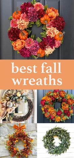 the best fall wreaths for your front door