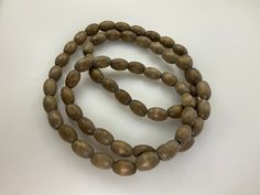 "Vintage 34\" Necklace With Oval Brown Wood Beads Used" Wedding Necklaces, Wedding Jewellery Necklace, Nov 2, Brown Wood, Wedding Necklace, Wood Beads, Wedding Jewelry, Jewelry Necklaces, Beaded Bracelets