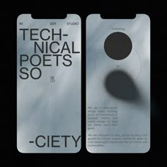 an advertisement for tech - nical poets so is shown in black and white