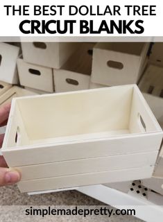 the best dollar tree cricut blanks