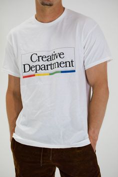 "Introducing our \"Creative Department\" Unisex Heavy Cotton Graphic Tee - a perfect blend of style, comfort, and artistic expression that captures the essence of creativity in every stitch. Whether you're a design enthusiast, an art aficionado, or simply someone who appreciates the power of imagination, this tee is tailored to resonate with your unique spirit. This graphic tee is the basic staple of any wardrobe. No side seams mean there are no itchy interruptions under the arms. The shoulders have tape for improved durability. Available in S-4XL. .: 100% cotton (fiber content may vary for different colors) .: Medium fabric (5.3 oz/yd² (180 g/m .: Classic fit .: Tear-away label .: Runs true to size (S-4XL) .: Available in 14 colors" Creative Department Tshirt, White Graphic T-shirt For Artistic Expression, Graphic Design Cotton T-shirt, Artistic White Relaxed Fit Shirt, Artistic Graphic Crew Neck Shirt, White Graphic T-shirt, Artsy White Graphic T-shirt, Graphic Design Cotton Art Tee, Artsy White Graphic Art