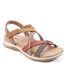 Earth Women's Sterling Strappy Flat Casual Sport Sandals - Macy's Casual Synthetic Sandals With Adjustable Strap, Casual Synthetic Footbed Sandals With Adjustable Strap, Synthetic Sandals With Cushioned Footbed, Comfortable Footbed Sandals With Adjustable Strap, Comfortable Cushioned Sandals With Synthetic Material, Comfortable Synthetic Sandals With Cushioned Footbed, Comfortable Cushioned Synthetic Sandals, Casual Synthetic Footbed Sandals With Arch Support, Comfortable Open Toe Sport Sandals With Arch Support