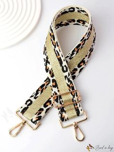 BirdinBag - Wide Handbag Strap - 125 cm Long, Colorful & Practical Replacement for Crossbody Bags Beige Bags With Strap As Fashion Accessory, Beige Bags With Strap, Gold Shoulder Bag With Strap, Gold Bags With Strap For Daily Use, White Travel Bag With Long Strap, Trendy Multicolor Bag With Strap, Gold Travel Bag With Long Strap, Multicolor Shoulder Bag With Strap, Multicolor Rectangular Bag With Strap