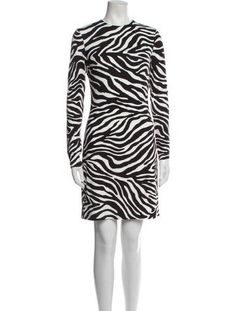 Michael Kors Collection Shift DressBlackAnimal PrintLong Sleeve with Crew NeckConcealed Zip Closure at BackFit:Dresses by Michael Kors Collection typically fit true to size. Michael Kors Dress Print Greek, Animal Print Mini Dress, Michael Kors Collection, Accessories Jacket, Printed Mini Dress, Shirt Accessories, Hoodie Dress, Christian Louboutin Shoes, Casual Jeans