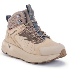 Sand 6 Inch Waterproof Outdoor Hiking Boots with VIBRAM® Outsole  OC21035 - Rock Rooster Footwear Inc Hiking Boots Fashion, Boots Outfit Men, Outdoor Girls, Waterproof Hiking Boots, Hiking Outfit, Nubuck Leather, Outdoor Hiking, Boots Outfit, Hiking Shoes